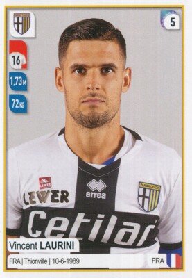389 VINCENT LAURINI # FRANKREICH PARMA FUSSBALL STICKER PANINI FUSSBALLER 2020