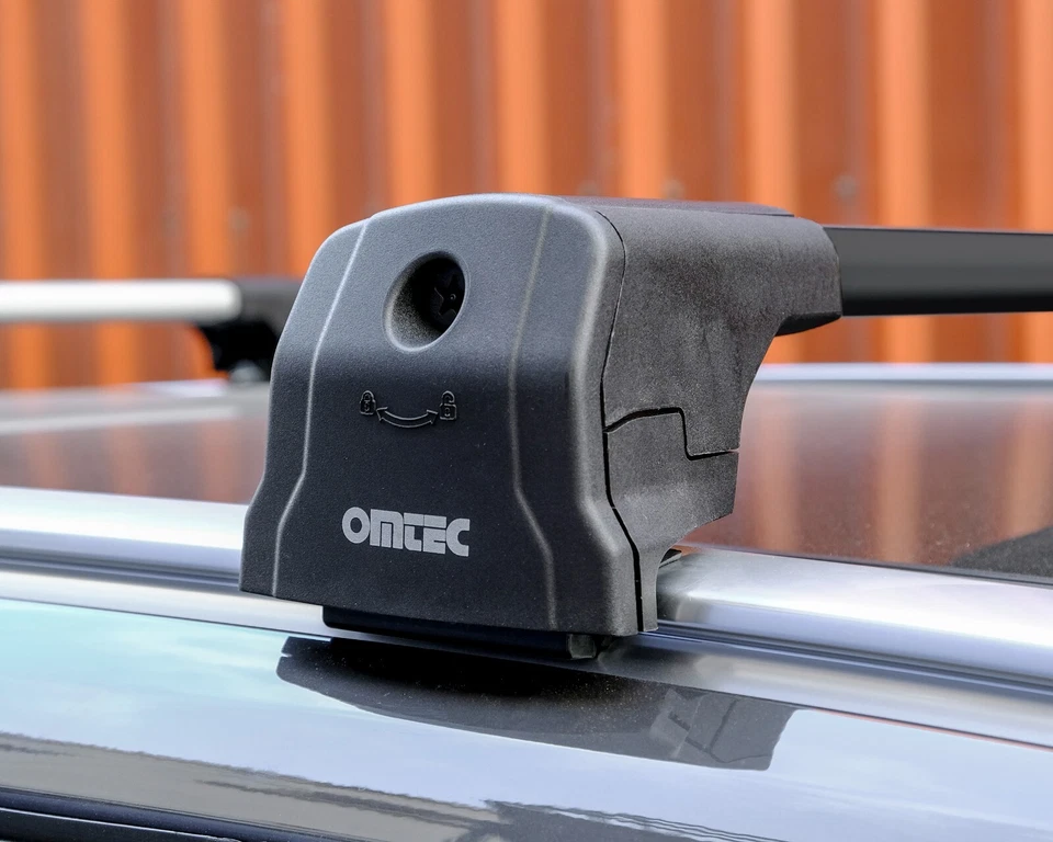 Portaequipajes de techo aluminio negro para Volkswagen Passat B8 2014-2023 familiar Foto 4 de 4