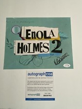 Hannah Dodd signed autographed 8x10 photo Enola Holmes 2 ACOA COA