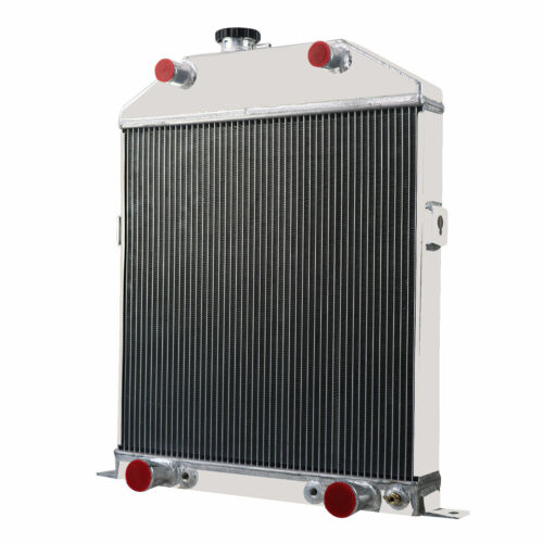 4 ROW ALUMINUM RADIATOR For 1942-1948 Ford Super Deluxe Deluxe FLATHEAD ENGINE - Foto 2 di 7