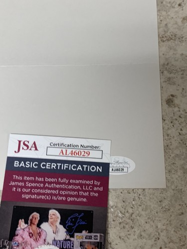 Teddy Atlas lettera di boxe scritta a mano trash Joe Frazier autografo firmato JSA - Foto 3 di 4