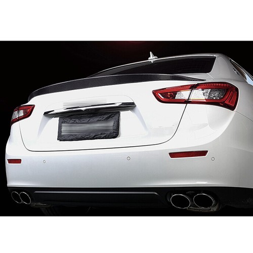 Alerón trasero labio ala de fibra de carbono real para Maserati Ghibli 2013-2021 - Imagen 4 de 6