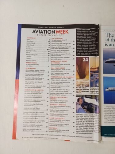 Aviation Week & Space Technology Magazine October 2 2006 Mega Transport - Picture 3 of 6