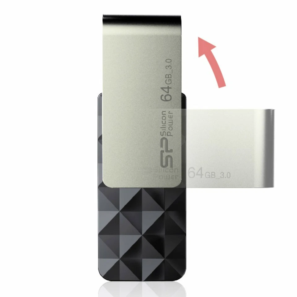 Unidad flash Silicon Power 64 GB USB 3.0 Blaze B30 Foto 3 de 4