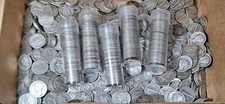 One roll of 50 Mercury Dimes $5 Face Value 90% "JUNK" SILVER Better Grades
