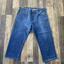 Levi's 501xx Blue Jeans 501-0000 Size W39 L24.5 Made in USA