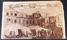 12/8/1918 - NEW YORK WORLD PICTURES - "WOUNDED BACK TO GERMANY" COVER -VERY GOOD