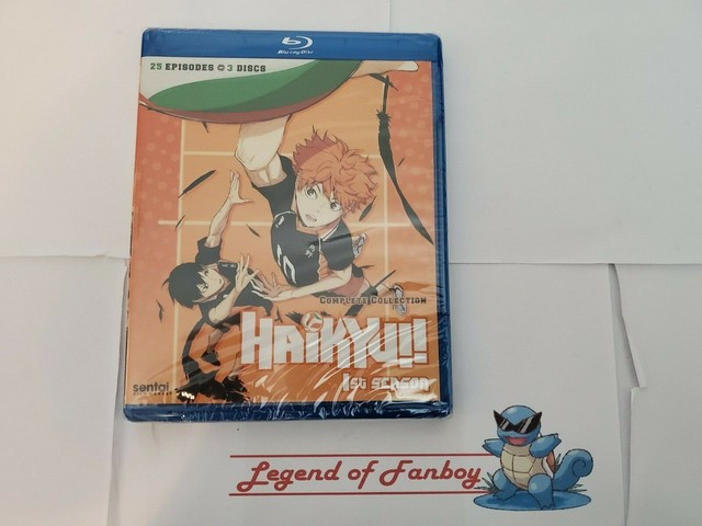 Haikyu 1st Season 1 Complete Collection Blu Ray Set New Sealed 
