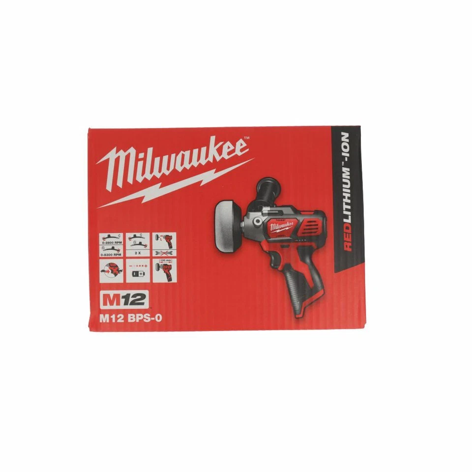 [Stock en EE. UU.] Milwaukee M12 BPS-0 Pulidora/Amoladora Inalámbrica Baretool NUEVO Foto 4 de 4