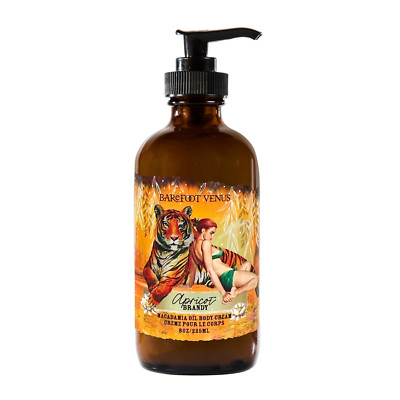 Barefoot Venus Apricot Brandy Macadamia Oil Body Cream 8oz