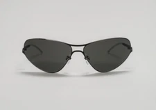 MYKITA 032c ALPINE Sunglasses Black Solid Lens Germany Stainless Steel