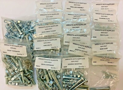 MGB ROADSTER 1964 TO 1980 HIGH TENSILE 8.8 GRADE UNF  NUT BOLT RESTORATION PACK