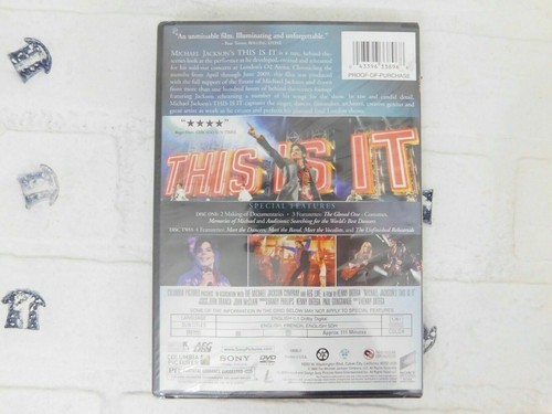 Michael Jackson's This Is It Exclusive Limited Edition 2-Disc DVD New Sealed - Picture 2 of 4