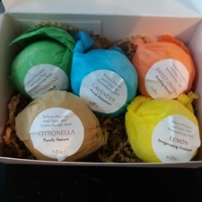 Anjou Bath Bombs Gift Set for Bubble Bath, Fizzy Spa Kit, Natural Essential Oils