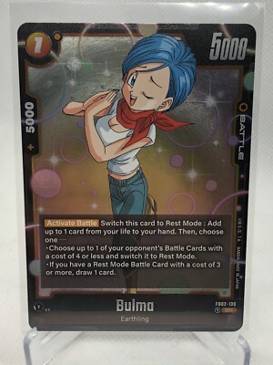 Dragon Ball Super Fusion World Blazing Aura Bulma SR #FB02-130