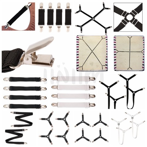Crisscross Bed Fitted Sheet Straps Suspenders Gripper Holder Fastener
