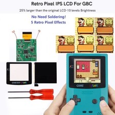 No Need Solder Retro Pixel 3.1" IPS Backlight LCD Screen For Game Boy Color GBC