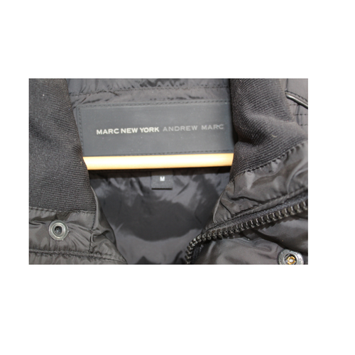 Marc New York by Andrew Marc Quilted Vest Black Mens Size M - Picture 3 of 6