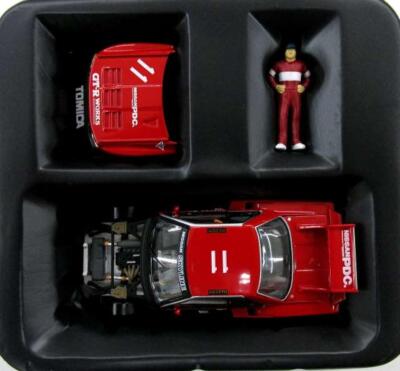 Tomy Tec 1983 Skyline Super Silhouette 1/64 with Figure Black Red