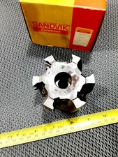 3" Sandvik Face Shell Mill Head 262 RA262.22-080-10, 90 deg CoroMill Coromant