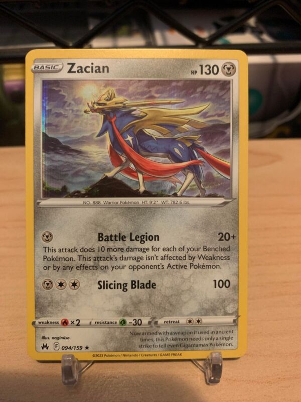 Zacian V - SWSH292 Shiny Full Art Ultra Rare Promo - Crown Zenith