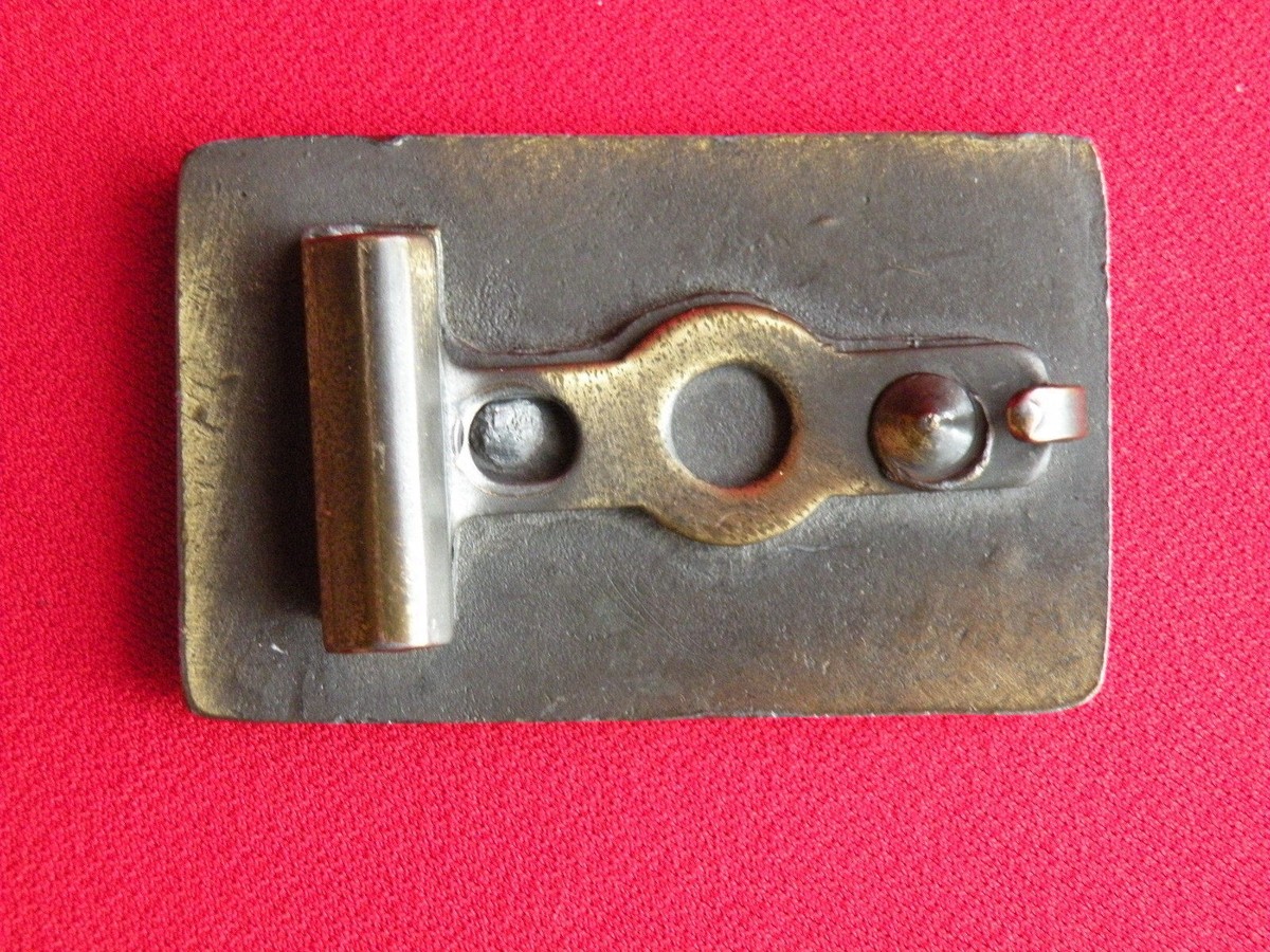 Timbre US & Boucle Ceinture Bicentenaire 1776 - Drapeau Bennington 1777, Occasion