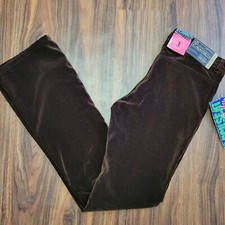 Vintage 90s Z Cavaricci rare barely legal brown velvet jeans size 1