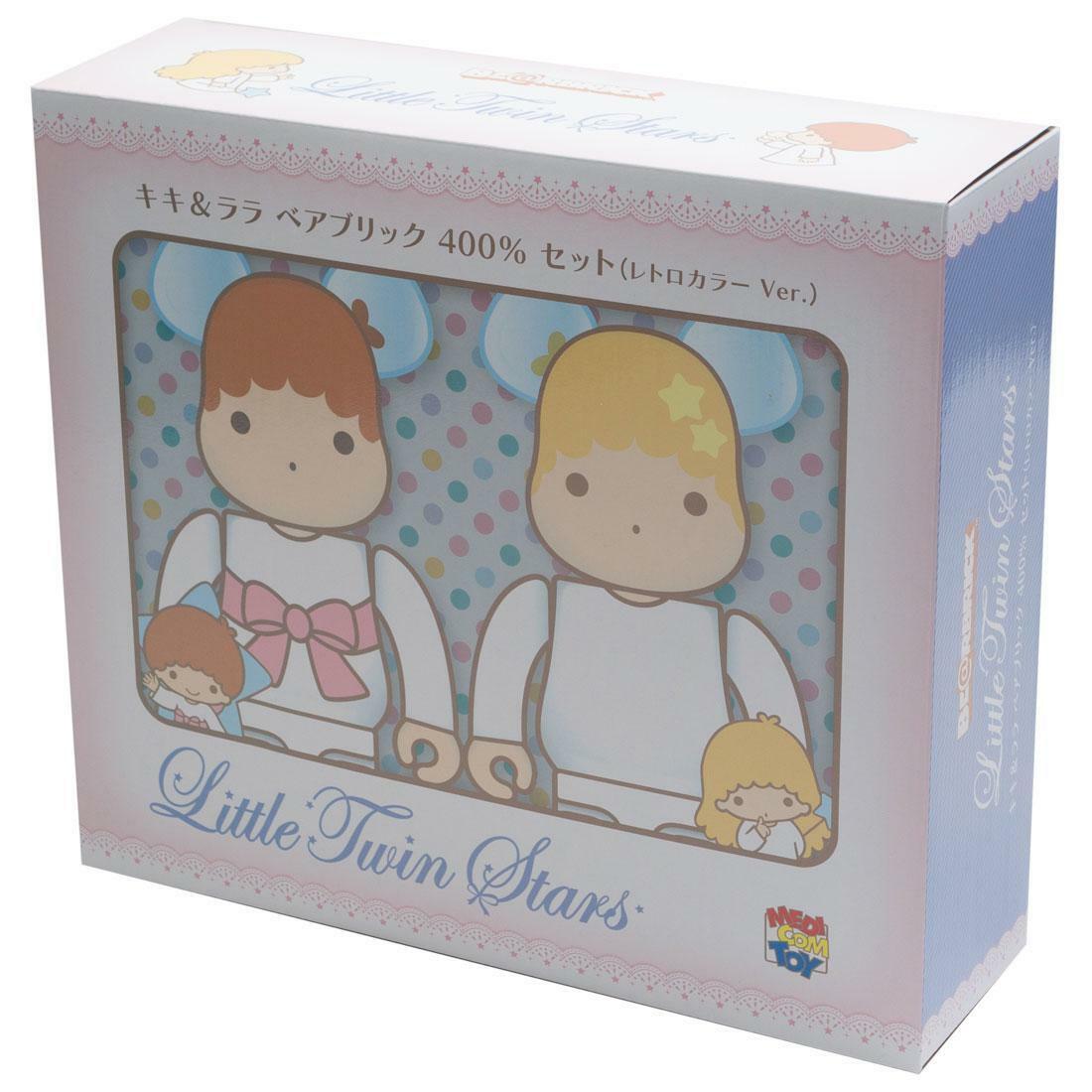 MEDICOM TOY - BE@RBRICK キキ &amp; ララ セット レトロカラー Ver. 400% Medicom BE@RBRICK Little Twin Stars Kiki And Lala 400