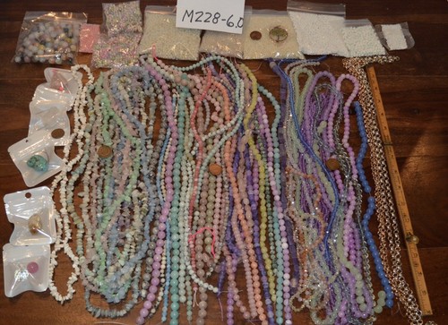 Large Huge Lot Jewelry Making Beads ,NWOT Quality Faceted Jade ,Stone, Glass - Picture 23 of 24