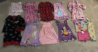 Lot of Girls Pajamas Size 4t/4