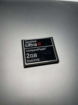  SanDisk 2GB Ultra II CF Compact Flash Memory Card