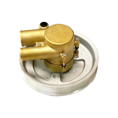 AISHANBAIHUODIAN BAOLUN Replace 3812519 Raw Sea Impeller Water Pump With Serpentine Pulley, Suitable For Volvo Penta V6 V8 4.3 5.0 5.7 21212799