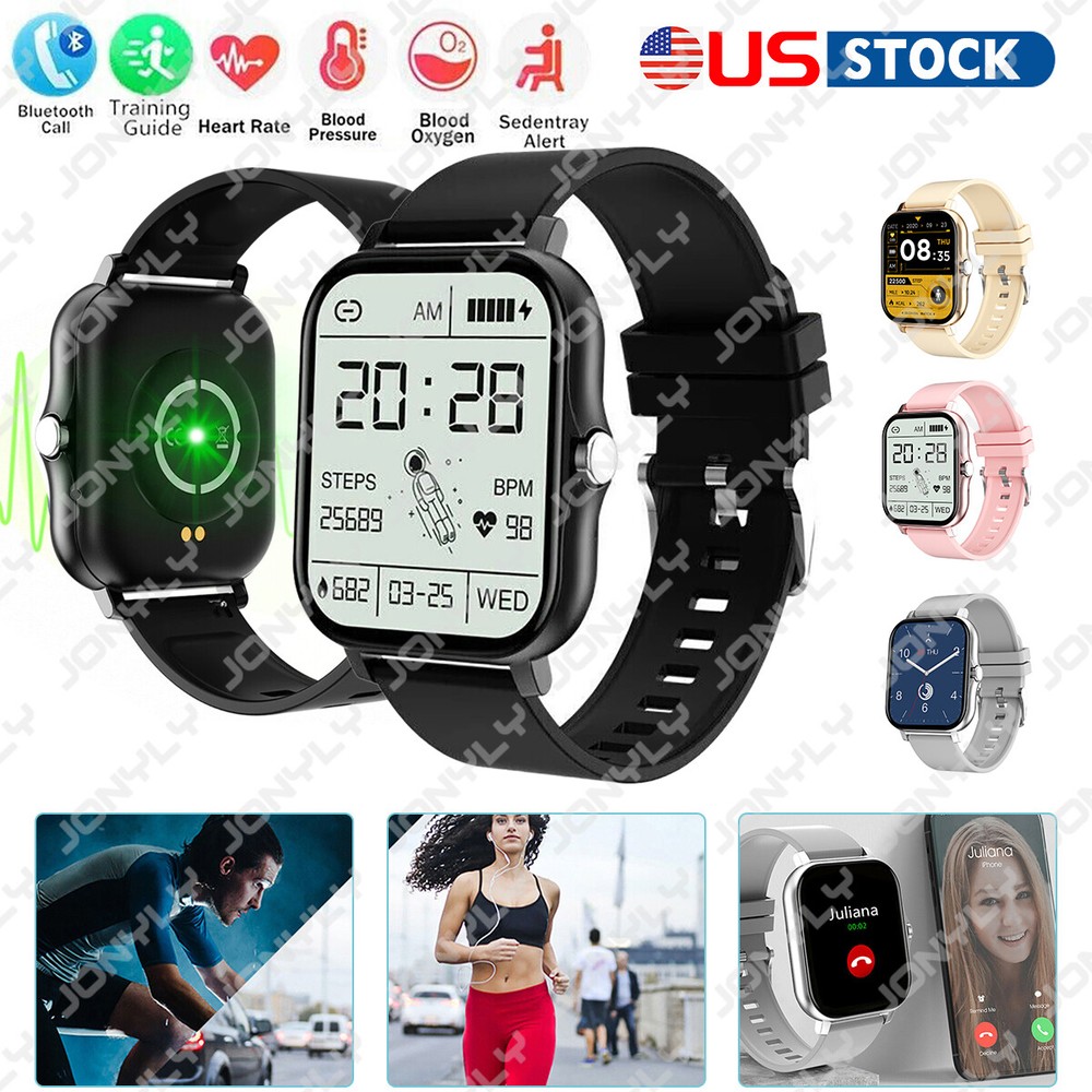 Bluetooth Smart Watch Heart Rate Monitor Waterproof Fitness Tracker Sports Watch