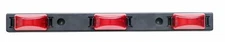 RED 3 LIGHT COMBINATION CLEARANCE ID BAR MARKER 24 LED TRAILER IDENTIFICATION
