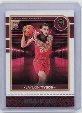 Jaylon Tyson Base Hoops - #250 NM Rated Rookie