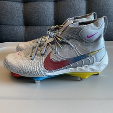 Nike Alpha Huarache NXT Baseball Cleats Cleats Metal Unreleased Mens Sz 14 RARE