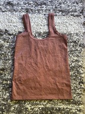 Prana women s tank top stretchy NEW mauve dusty pink earthy mauve yoga top XS