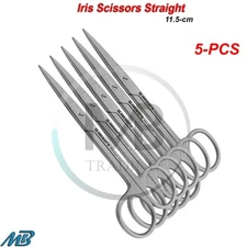 Surgical Dissecting Operating Iris Scissors Tissues Gum Suture Dental Shears