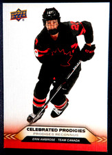 Erin Ambrose Tim Hortons Upper Deck Celebrated Prodigies card CP-15, 2025-26