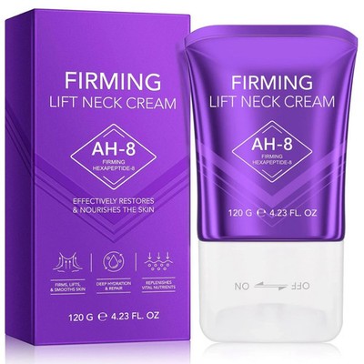 AH-8 Firming Lift Neck Cream Hexapeptide-8 Restores & Nourishes Skin 4.23 oz New