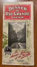 1904 Denver & Rio Grande RR time table