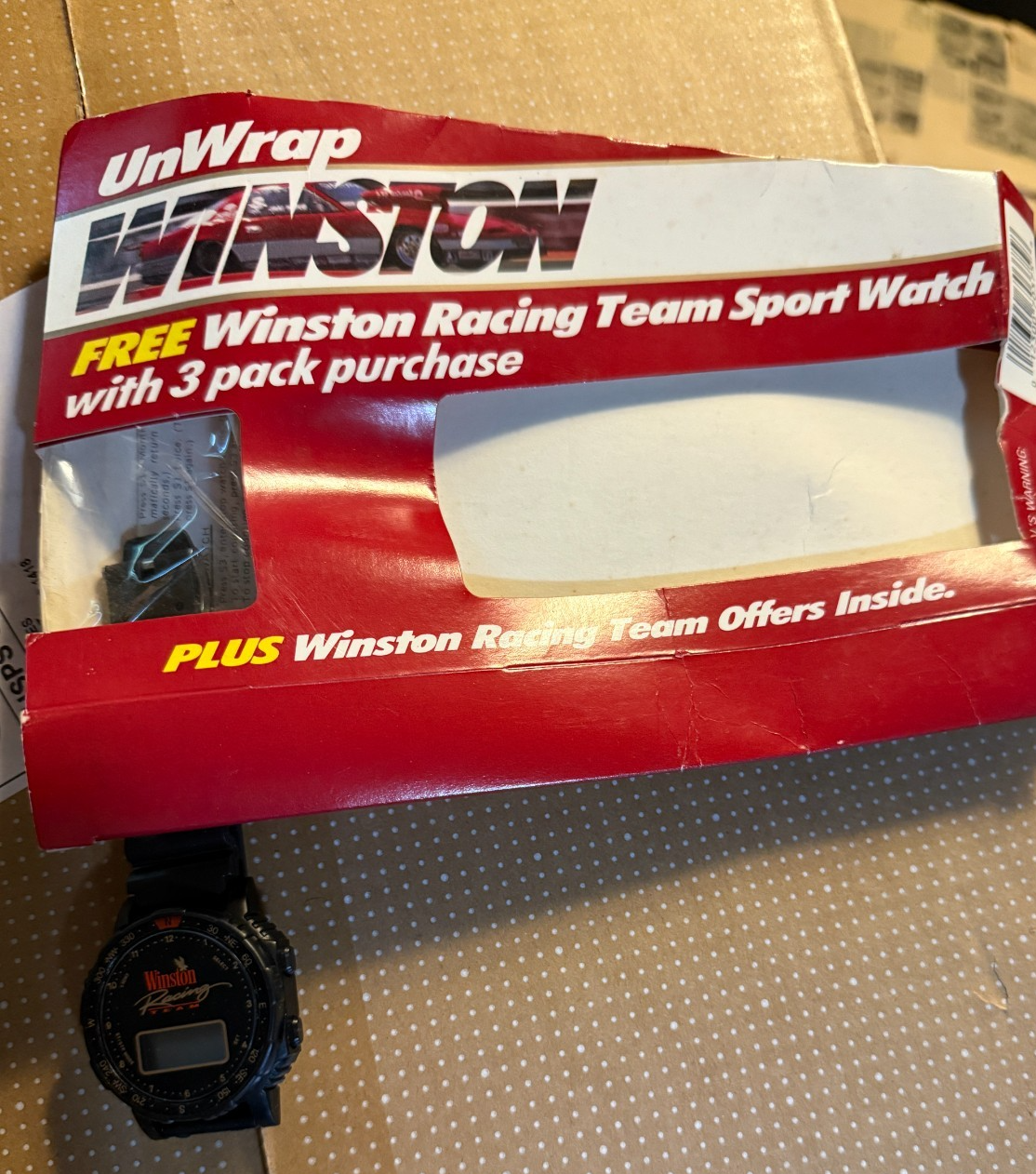 WINSTON RACING TEAM---SPORT WATCH | eBay
