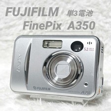 FUJIFILM FinePix A350 Silver Compact Digital Camera Tested Working Japan