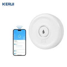 KERUI Water Leak Sensor Detector APP Alarm WiFi Home Water Leak Detector 100dB