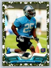 2013 Topps Chrome #178 Kenjon Barner Camo Refractors #/499