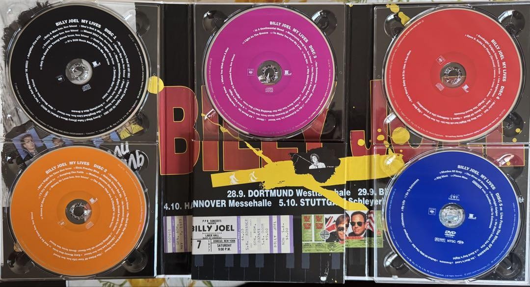 Near Mint] Billy Joel Billy Joel My Lives CD+DVD Box Set