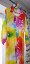 ABENCA Fleece Unicorn One piece Pajamas for Women Adult Costume