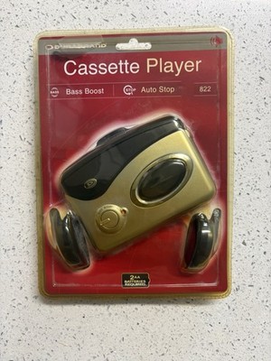 Durabrand Cassette Player Model 822 Bass Boost Headphones Belt Clip NOS Sealed
