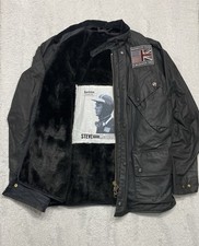 Barbour International Steve McQueen Joshua Wachsjacke Mit Futter Gr M