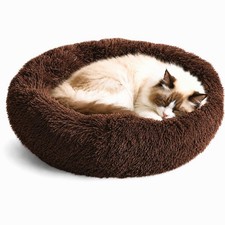 Whiskers Friends Cat Beds for Indoor 23.00" x x 7.00", Chocolate